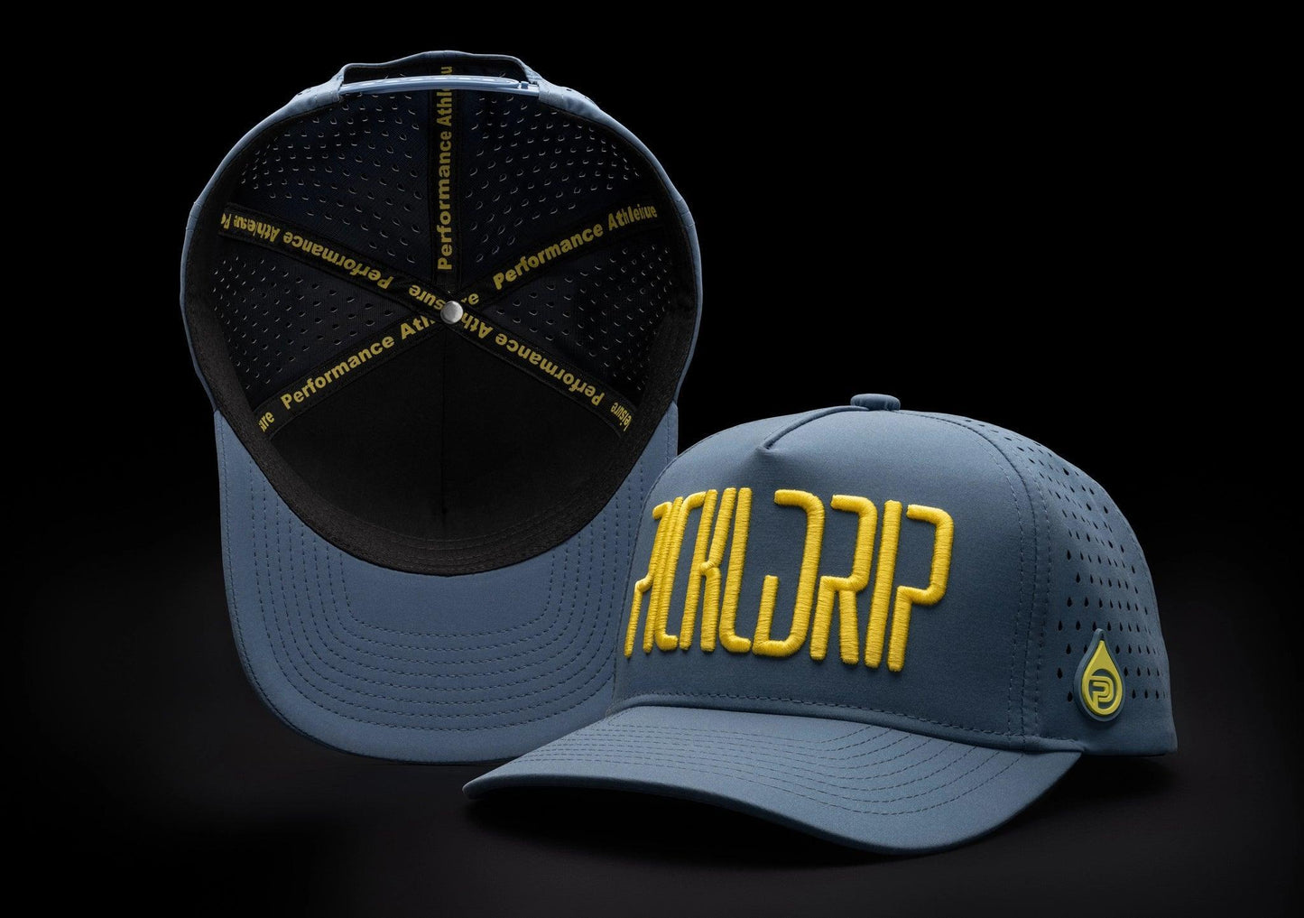 OG Drip Hyper Lime SnapBack Hat, Front side, Inside view