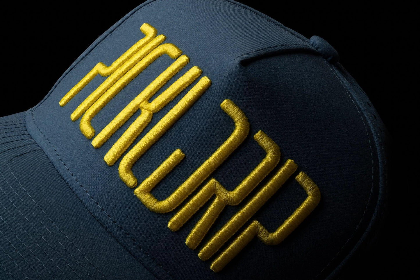 OG Drip Hyper Lime SnapBack Hat, Center, Front side, Text logo close-up
