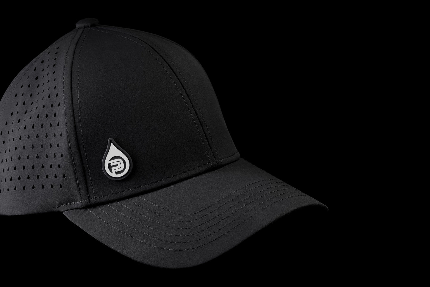 Blackout Drip Six-Panel SnapBack Hat