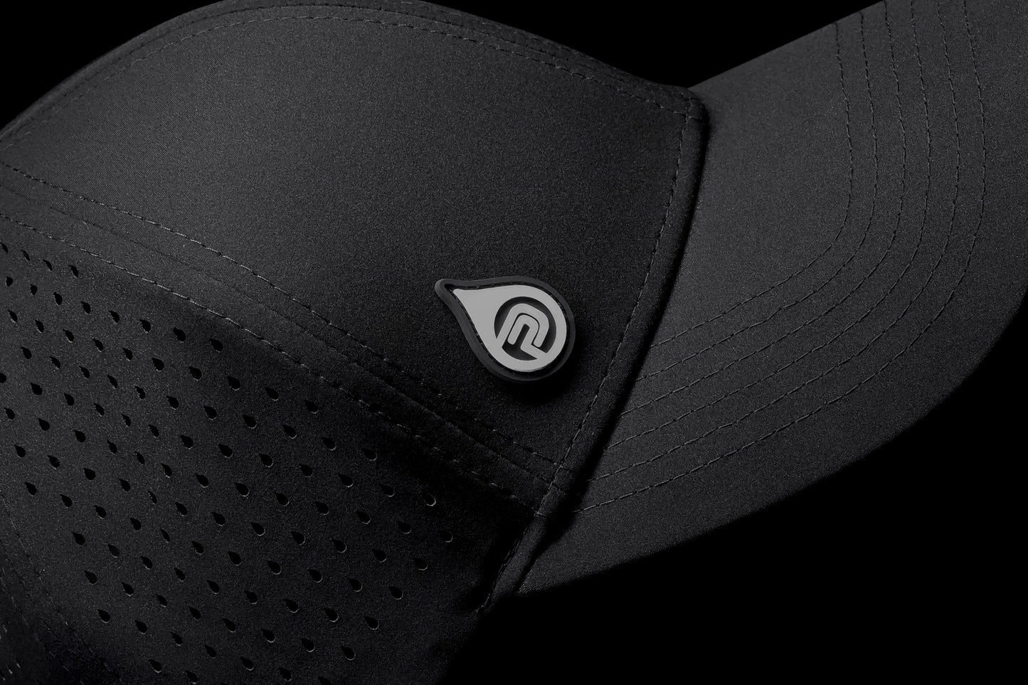 Blackout Drip Six-Panel SnapBack Hat